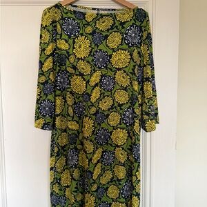 Elegant Floral Long Sleeve Dress